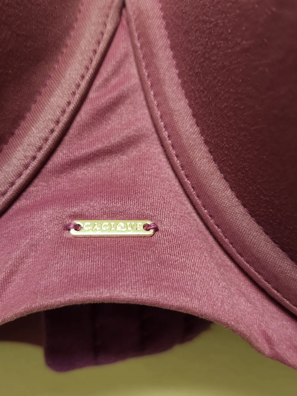 Cacique Full Coverage Bra Burgundy 42DDD Excellent Condition